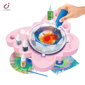 Chengji bambini <span class=keywords><strong>disegno</strong></span> gioco Set giocattoli cartone animato colorato fatto a mano rotante <span class=keywords><strong>farfalla</strong></span> fai da te Set di giocattoli per la pittura di bambini arte e artigianato - Product Image 1