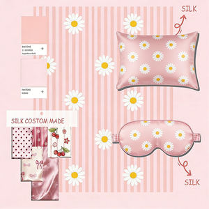 Funda de Almohada de Seda 100% Natural con Logotipo Personalizado, Funda de Almohada de Seda con Estampado Personalizado, Funda de Almohada de Seda Impresa - Product Image 5