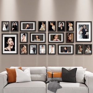Vente en gros Cadre <span class=keywords><strong>photo</strong></span> en bois massif <span class=keywords><strong>Galerie</strong></span> murale de photos personnalisée pour décoration murale de style moderne pour la maison et le bureau - Product Image 5