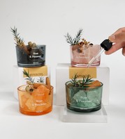 DIY Aromathérapie Gemstone Diffuser Set Non-Fire Crystal Glass Fire-Free avec Essential Oil