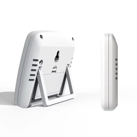 Hygromètre numérique LED d'intérieur, thermomètre en ABS et acier inoxydable 304, sonde USB/à piles, OEM/ODM personnalisable, usage domestique