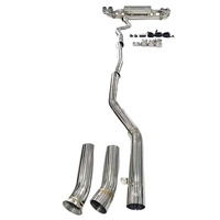 Échappement arrière en acier inoxydable 304 pour BMW 330i G20 LCI 2.0T, tuyau d'échappement sport de performance