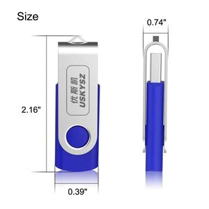 Bán buôn số lượng lớn giá rẻ tùy chỉnh 2.0 <span class=keywords><strong>USB</strong></span> Flash Drives 2GB 128GB Bộ nhớ bút Pendrive xoay kim loại 64GB 16GB 8GB 4GB 32GB 2GB Xoay - Product Image 4