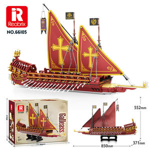 Reobrix 66105 Velero Flying Dutchman, Bloques de Construcción, Modelo de Juguete de Construcción, Plástico ABS Compatible con - Product Image 1