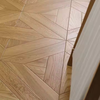 Leaf-like 3/4 Engineered Hardwood Flooring 3mm 4mm 6mm Timber Solid Engineered European White Oak Wood Parquet Flooring