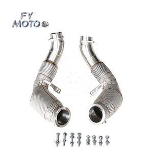 Downpipe catalysé pour <span class=keywords><strong>BMW</strong></span> X5 G05 X6 G06 X7 G07 760i V8 M60i S68 4.4L <span class=keywords><strong>2023</strong></span>+ avec bouclier thermique - Product Image 3