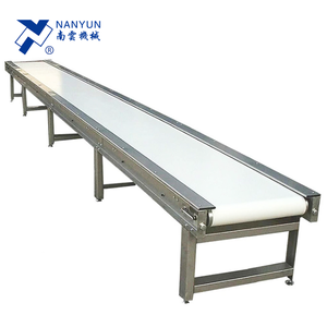 Convoyeur à bande droite rétractable flexible personnalisé NY-866A en PVC, PU, caoutchouc pour la livraison de boissons, ligne de flux automatisée - Product Image 1