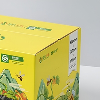 Bacs pliables légers en polypropylène alvéolaire étanche 600x500x400mm pour solutions de manutention de matériaux