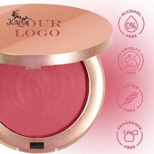 Maquillaje facial con logotipo personalizado, colorete mate, colorete <span class=keywords><strong>para</strong></span> mejillas, compacto, crema de maquillaje OEM, paleta de rubor individual hinchable - Product Image 5