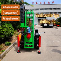 Mini-foreuse sur chenilles HengRui, machine de forage hydraulique pour la stabilisation des pentes, le forage de roches et les projets de construction