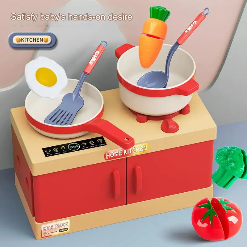 Jogo de simulação de cozinha e brinquedos educativos infantis para meninas, jogo de frutas chechelle para meninos de 3 a 6 anos