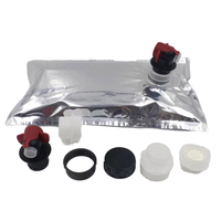 Sacs à bavette aseptique 5L & 20L personnalisés en usine sacs à café rechargeables en plastique aluminium avec Vitop dans une boîte