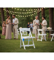 Chaise pliante en résine pour jardin, vente en gros, chaise d'événement en PP, chaise d'église, chaise de conférence, sièges commerciaux, siège en maille texturée