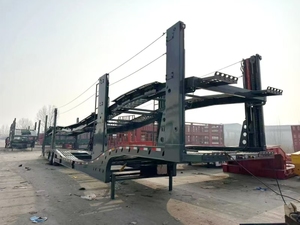 New Light-Duty 6-8 Axle Double-Axle Automatic Transmission Diesel Car Carrier Semi-<b>Trailer</b> 10T Shandong - Product Image 6