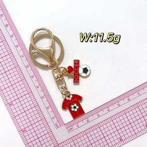 Llavero Personalizado de la Selección Nacional con la Camiseta Roja, Aleación de Zinc, Anillo para Llaves de Fútbol con Cierre de Langosta, Regalo para Fanáticos de EE. UU., Canadá y México <span class=keywords><strong>2026</strong></span> - Product Image 6