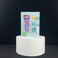 2024 unisexe en plastique enfants dessin animé projecteur lampe de poche vente chaude éducation précoce jouet pour enfants coucher histoires bébé