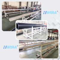Machine à fabriquer des tuyaux en PVC HWYAA avec prix au Pakistan, machine à fabriquer des tuyaux en plastique PP PE PVC pour l'eau, conduit de 16 mm