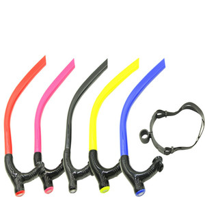 Tube respiratoire pour la natation, en PVC, durable, unisexe, pour l'entraînement, fixation frontale - Product Image 2