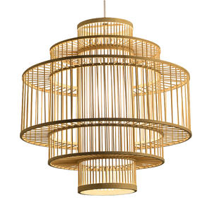 Lámparas de Techo Estilo Chino, Faroles Tejidos, Arte para Sala de Estar de Hotel, Lámparas Decorativas Estilo Japonés, R - Product Image 5