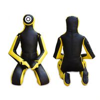 Techniques de soumission de grappling factice en cuir factice d'entraînement personnalisable mettant en vedette