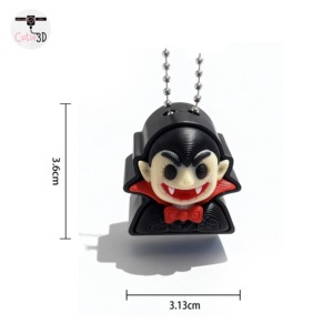 Porte-clés VampSqueeze Clicker, jouet anti-stress imprimé en 3D, accessoire de poche, porte-clés, cadeau pour enfants, adolescents, adultes, couleurs assorties - Product Image 2