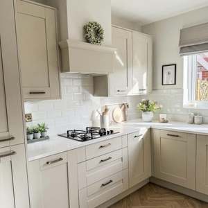 Meubles de cuisine au design moderne, petite conception, panneau MDF, armoire de cuisine classique - Product Image 1