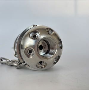 सीवर ड्रेन सफाई मशीन के लिए 1/2 बस्टर ट्यूब सफाई नोजल उच्च दबाव चेन फ़्लेल जेटिंग नोजल - Product Image 4