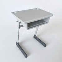 Mobilier scolaire Chaises d'école à hauteur réglable Pupitres Bureau et chaise d'étudiant Table pour enfants Ensemble de bureau d'étude à domicile