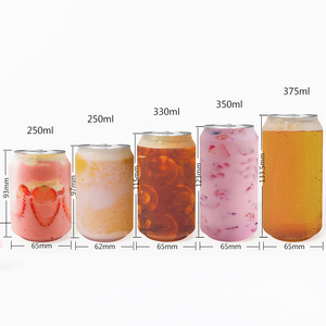Kaleng Minuman Plastik PET 300ml 500ml Custom, Mudah Dibuka, Cocok untuk Mesin Penyegel - Product Image 5