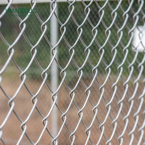 Rouleau de Clôture à Mailles Losangées Galvanisée <span class=keywords><strong>Antirouille</strong></span> et Revêtue de PVC, Écologique, Brise-Vue, Grillage en Fil de <span class=keywords><strong>Fer</strong></span> de 6 Pieds, pour Ferme et Aire de Jeux - Product Image 1