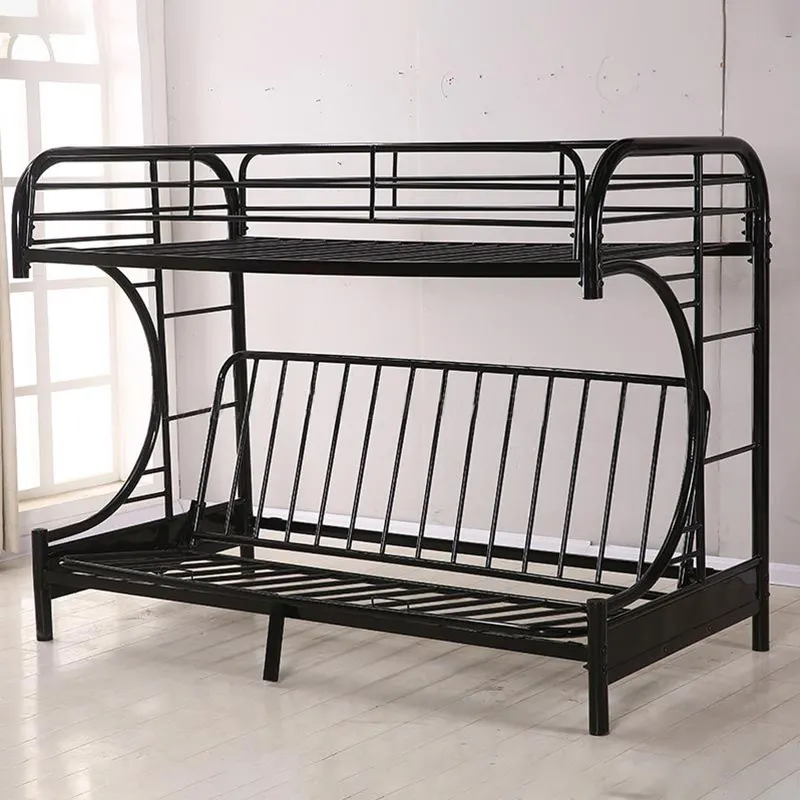 heavy duty hostel School Loft steel bunk bed adult double decker bed