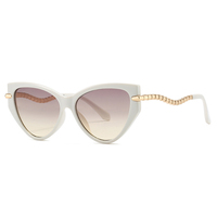 Lunettes de soleil de luxe tendance pour femmes, montures œil de chat de haute qualité, UV400, logo personnalisé, lunettes de luxe à la mode