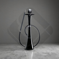 Narguilé de luxe en acier inoxydable, original, en marbre, en pierre unique, narguilé de grande taille