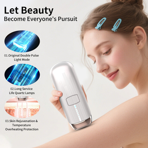 Moolweel T055 Sapphire Portable IPL Laser Epilator Painless <strong>Icecooling</strong> Home Use Care Skin Rejuvenation Laser Quartz Hair Removal - Product Image 2