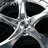 Rines de Aleación ZFAN de 16-21 Pulgadas, 5x112 120 para BMW G20 G30 F30 F22 Benz C E CLA GLC Audi A4 A5 A6, Forjados en 1 Pieza, Aluminio T6 Cromado