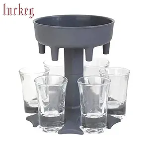 Pour Wijn Bar Accessoires Whisky R Rack Party Games Cup Drinkgereedschap Liquor 6 Glazen Houder Shot Dispenser