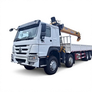 Grúa Montada en Camión Todoterreno H0WO 4x4, Cabina Doble, 180HP, Tracción en las Cuatro Ruedas, para Ingeniería de Campo - Product Image 1