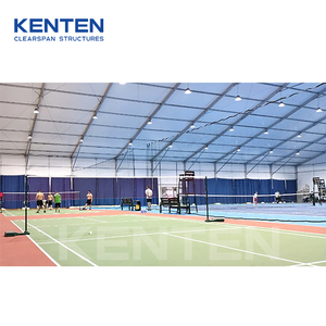 Tenda Industriale Prefabbricata per Coprire Superfici Sportive, Campo da Badminton all'Aperto, Tenda con Struttura a Membrana, Tende Sportive - Product Image 3