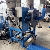 Servo Motorlu Kare İniş Borusu Rulo Şekillendirme Makinesi 2'si 1 Arada Bükme ve Boyun Açma Ünitesi Yağmur Suyu Drenaj Borusu Şekillendirme Makinesi