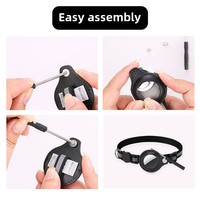 Traceur GPS universel Findtag IP67 pour animaux de compagnie, réseau 4G, Bluetooth, mini dispositif anti-perte pour chien, autonomie de 1 an, plastique intelligent, double système d'exploitation