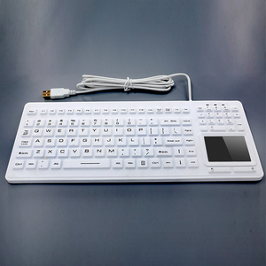 Bàn phím silicon chống nước, sản xuất công nghiệp, tùy chỉnh thương hiệu KMY, model KMY170, có chân đế gắn kết - Product Image 5