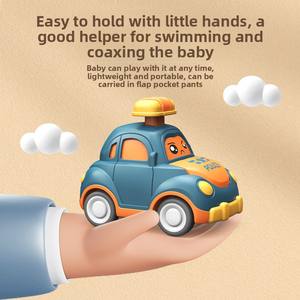 Cartoon Expression Press-Pull Back Truck Fun ABS Plastic Inertia Car for Kids Friction Toy Gift for Children's Driving Fun - Product Image 3