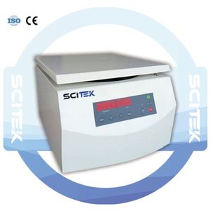 Centrifugeuse de paillasse économique SCITEK, vitesse maximale de 4000 tr/min, boîtier élégant en ABS, fonction de sécurité du couvercle pour laboratoire - Product Image 2