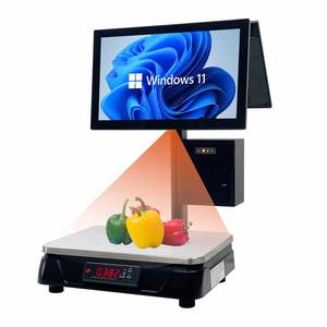 15.6 inch giá kỹ thuật số tính toán POS có trọng lượng quy mô cảm ứng điện tử ai quy mô cho các siêu thị được xây dựng trong Máy in POS quy mô - Product Image 1