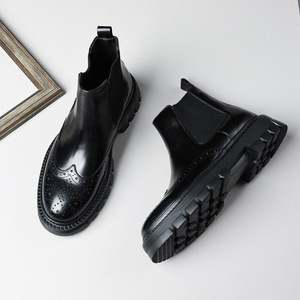 Zapatos de cuero ligeros, elegantes y transpirables para hombre, estilo casual para exteriores, de piel de vaca, a la moda. - Product Image 3