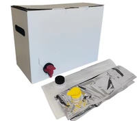 Sac BIB de sécurité personnalisé en carton pour café, jus, vin, bière, emballage flexible laminé pour liquides avec bec verseur