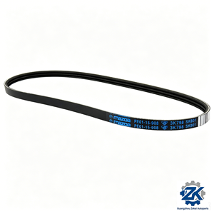 <span class=keywords><strong>สายพาน</strong></span>วีริบเบิ้ล PE0115908 PE01-15-908 รุ่น 3PK798 สำหรับรถยนต์มาสด้า 3 6 CX-3 CX-5 2.0 - Product Image 1