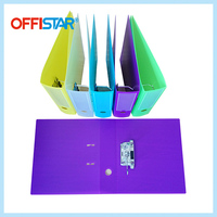 Classeur à anneaux 2 trous en plastique PP personnalisé, format A4, pour documents, vente en gros d'usine, pour bureau et école