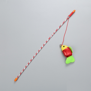 ชุดของเล่นไม้ล่อแมวรูปปลา ของเล่นออกกำลังกายสำหรับแมว - Product Image 3