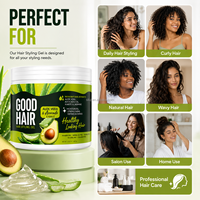 Crème coiffante professionnelle SILU, gel à l'aloe vera, anti-frisottis, pâte coiffante, fabricant OEM